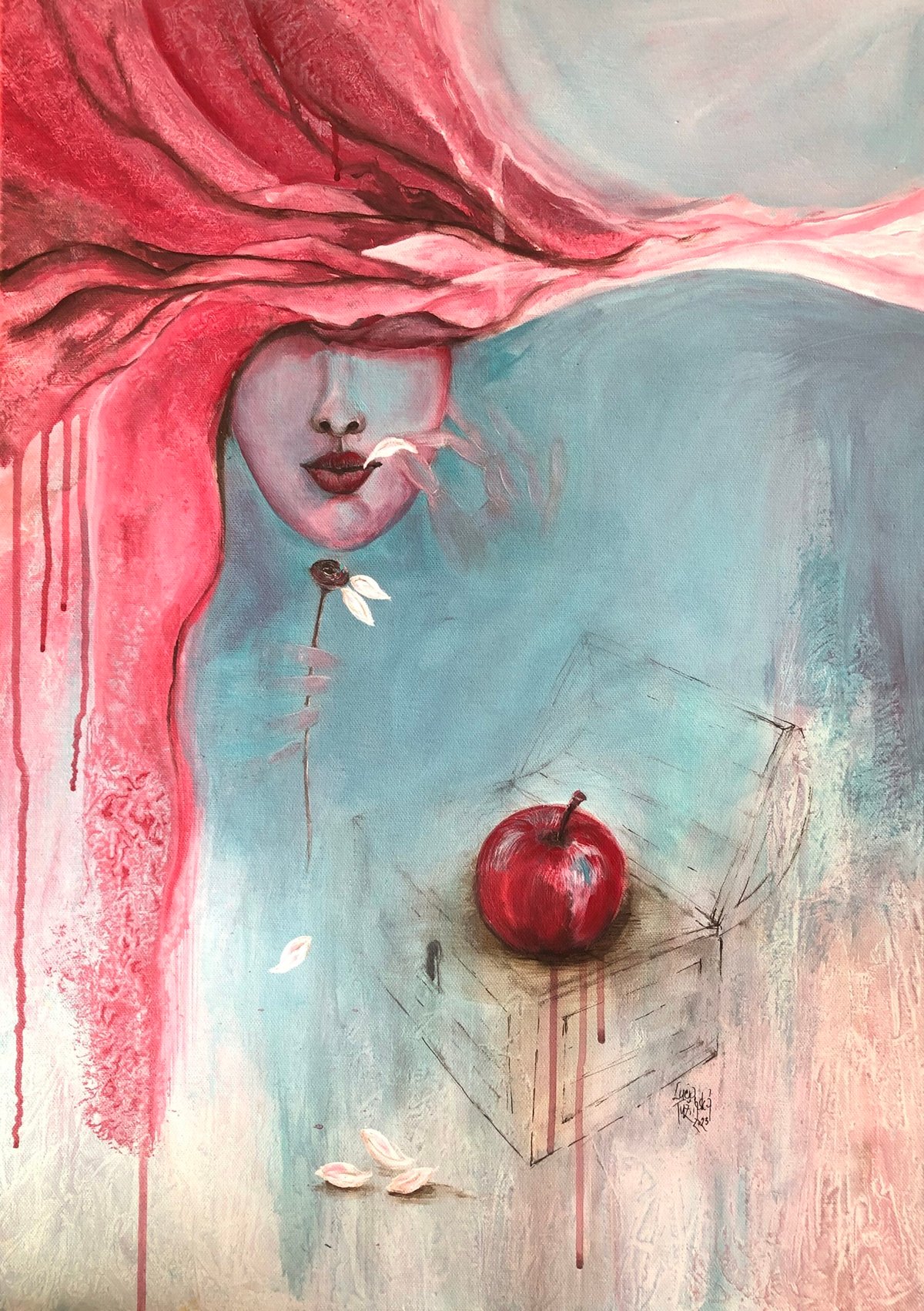 The Last Temptation — original painting by Lucia Tužinská