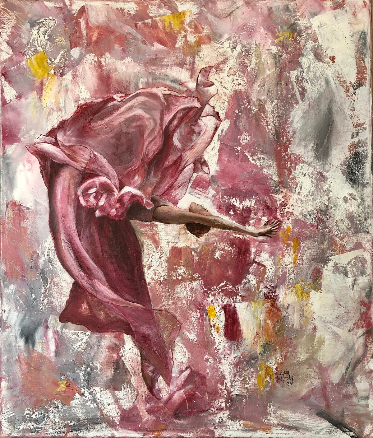 Unbridled — original painting by Lucia Tužinská