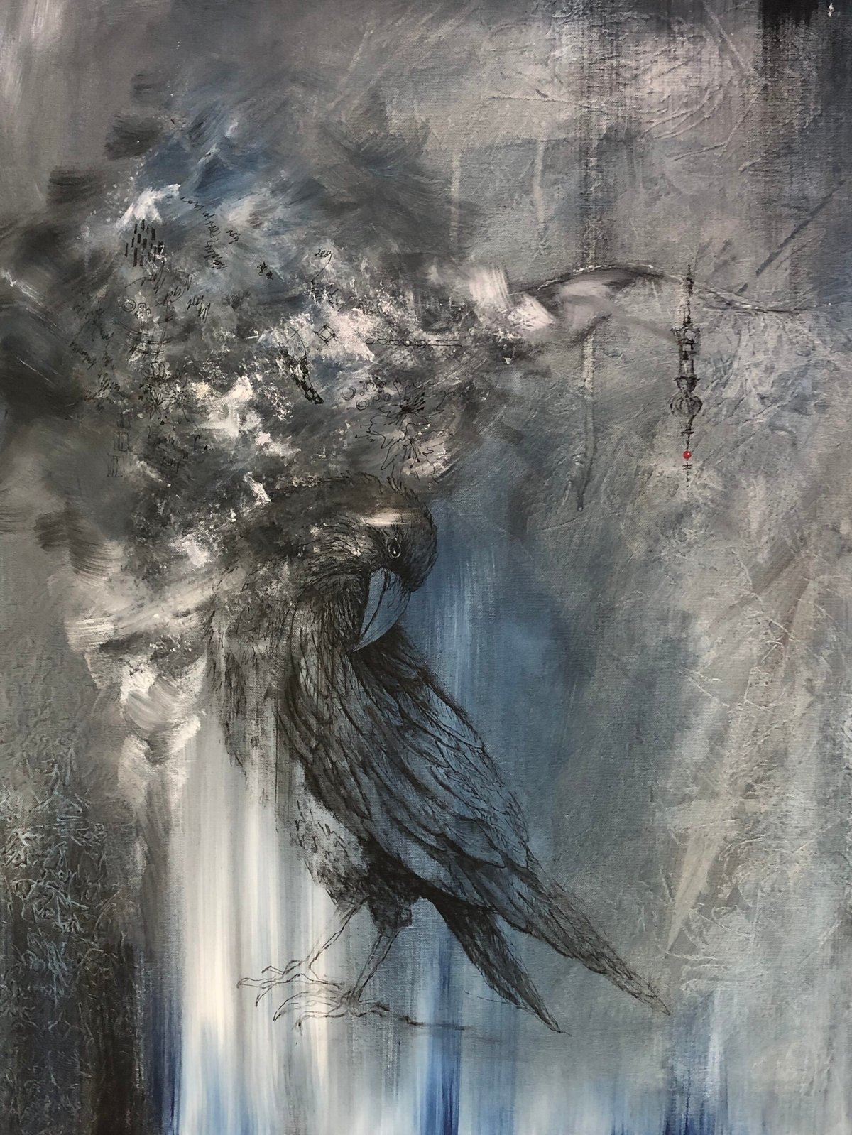 Weathering It Out — original painting by Lucia Tužinská